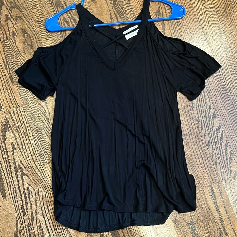 Threads Studio Drop Shoulder Criss Cross Shirt